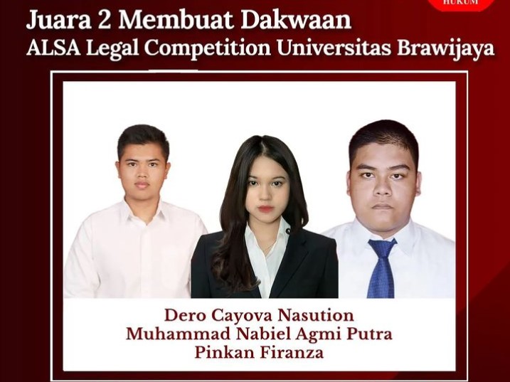 2nd Place in the Competition for Making Indictments ALSA Legal Competition Universitas Brawijaya 2023