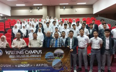 Al Azhar 1 South Jakarta Students Visit Undip Faculty of Law, Establish Relationship and Seek Inspiration